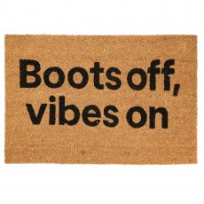 Πατάκι Εισόδου 39x59cm ''Boots off, vibes on'' MRShome