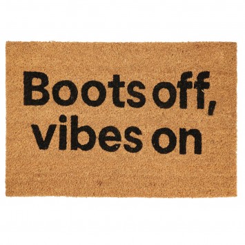 Πατάκι Εισόδου 39x59cm ''Boots off, vibes on'' MRShome
