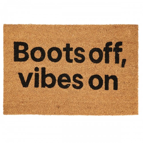 Πατάκι Εισόδου 39x59cm ''Boots off, vibes on'' MRShome