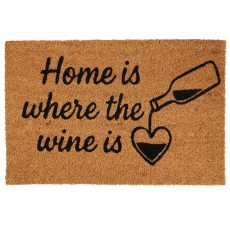 Πατάκι Εισόδου 39x59cm ''Home is where the wine is'' MRShome