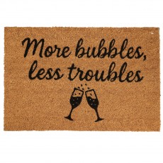 Πατάκι Εισόδου 39x59cm ''More bubbles, less troubles'' MRShome