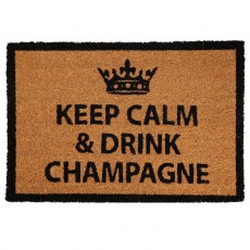 Πατάκι Εισόδου 39x59cm ''KEEP CALM & DRINK CHAMPAGNE'' MRShome