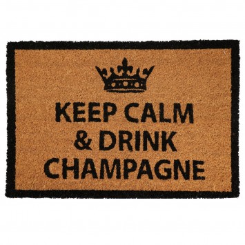 Πατάκι Εισόδου 39x59cm ''KEEP CALM & DRINK CHAMPAGNE'' MRShome