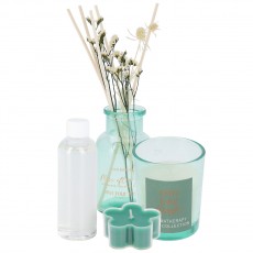 Σετ Αρωματικό Χώρου με Sticks και 2 Κεριά Green MRShome