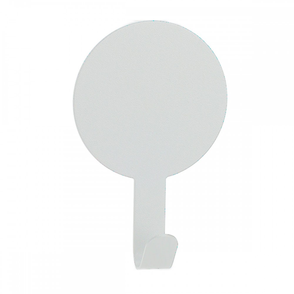 Άγκιστρο Μεταλλικό Αυτοκόλλητο 8.5x1.5x13cm White MRShome