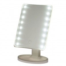 Καθρέπτης Μακιγιάζ PP με LED Φωτισμό 16.3x11.5x26.5cm White MRShome