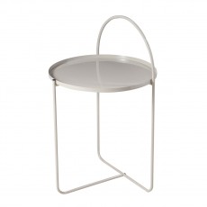 Side Table Μεταλλικό Φ40x65cm Sand MRShome
