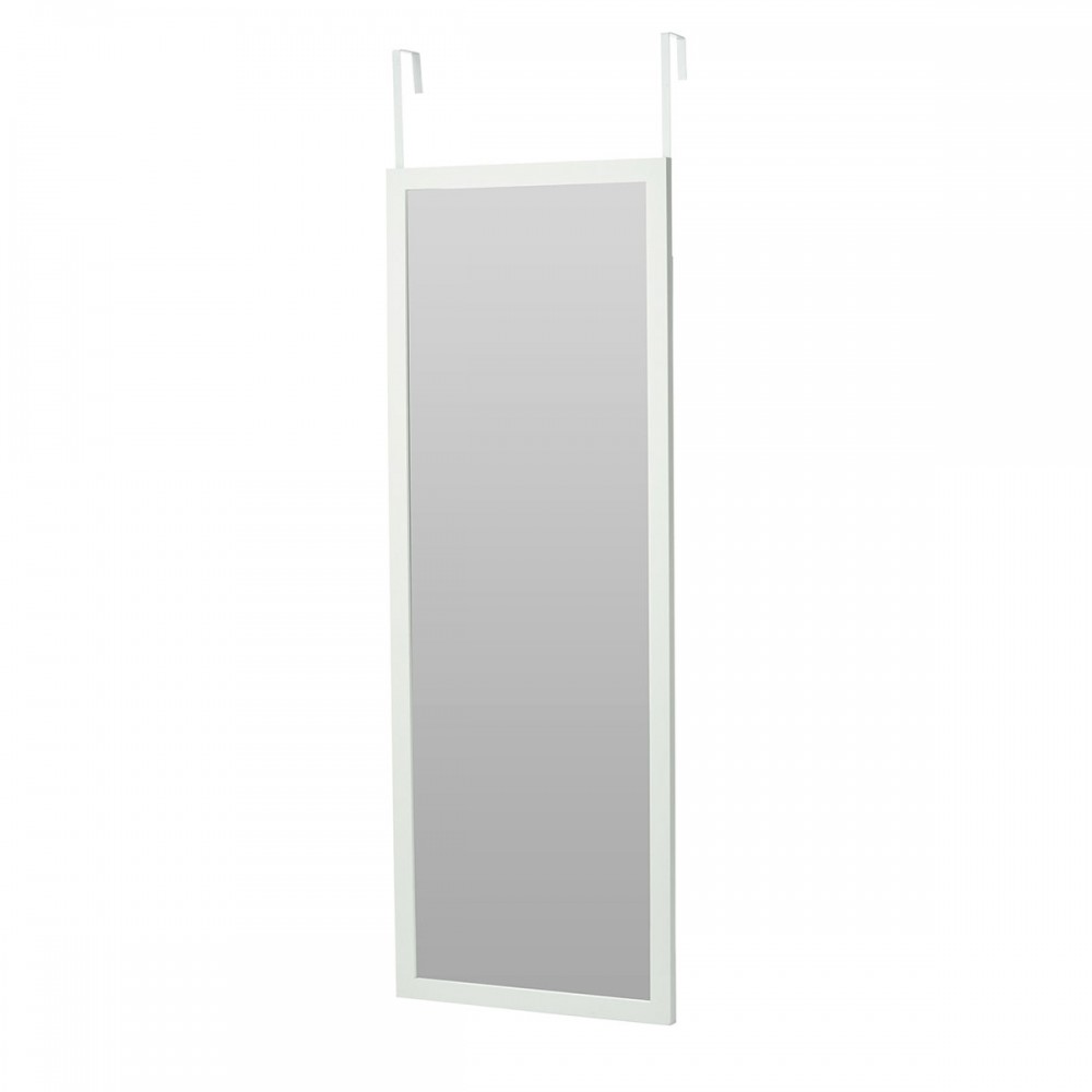Κρεμαστός Καθρέπτης για Πόρτα από MDF 34x94cm White MRShome