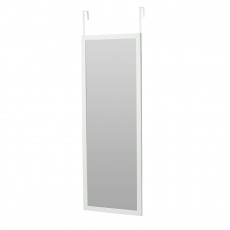 Κρεμαστός Καθρέπτης για Πόρτα από MDF 34x94cm White MRShome