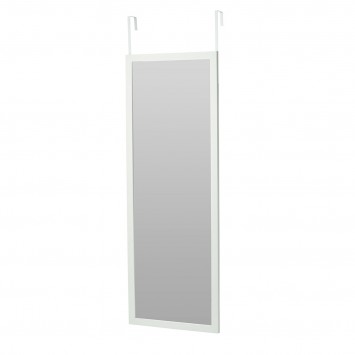 Κρεμαστός Καθρέπτης για Πόρτα από MDF 34x94cm White MRShome