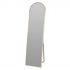 Επιδαπέδιος Καθρέπτης Αλουμινίου 150cm Gold MRShome