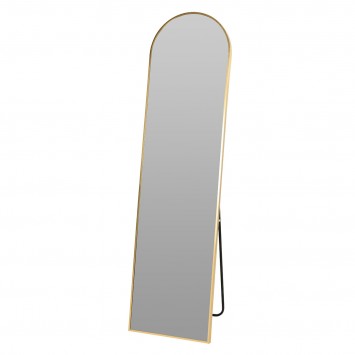 Επιδαπέδιος Καθρέπτης Αλουμινίου 150cm Gold MRShome
