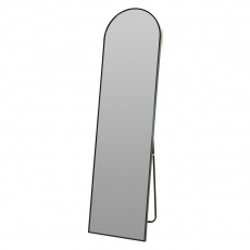 Επιδαπέδιος Καθρέπτης Αλουμινίου 150cm Black MRShome