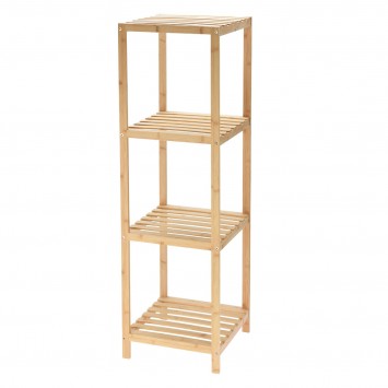 Ραφιέρα Μπάνιου 4 Επιπέδων από Bamboo 34x33x111cm MRShome