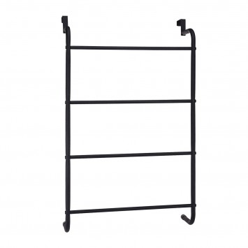 Κρεμάστρα Πόρτας Μεταλλική 44.5x15.5x73cm Black MRShome