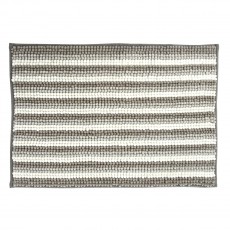 Πατάκι Μπάνιου 40x60cm Γκρι/Λευκό MRShome