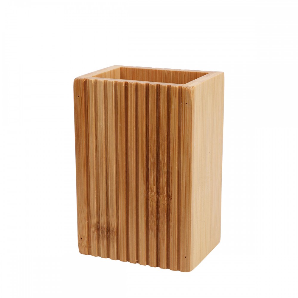Ποτήρι Οδοντόβουρτσας από Bamboo 8.8x6.6x12.4cm MRShome