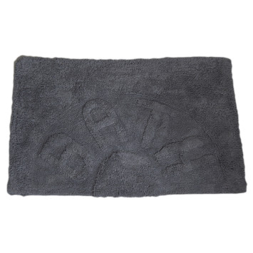 Πατάκι Μπάνιου ''BATH'' από 100% Βαμβάκι 50x80cm Γκρι MRShome