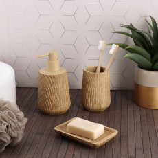 Ποτήρι Οδοντόβουρτσας Polyresin Μπεζ MRShome