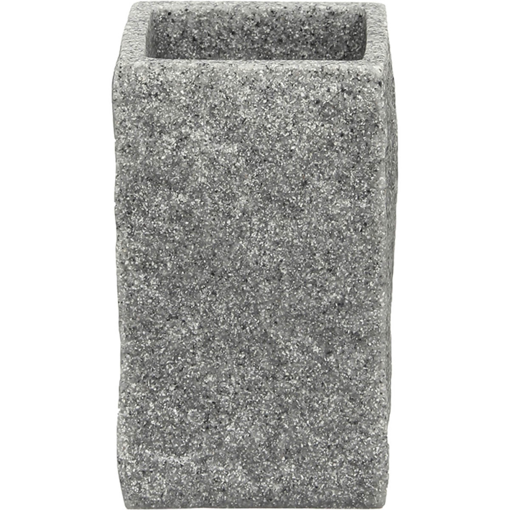 Ποτήρι Οδοντόβουρτσας Polyresin Γκρί MRShome