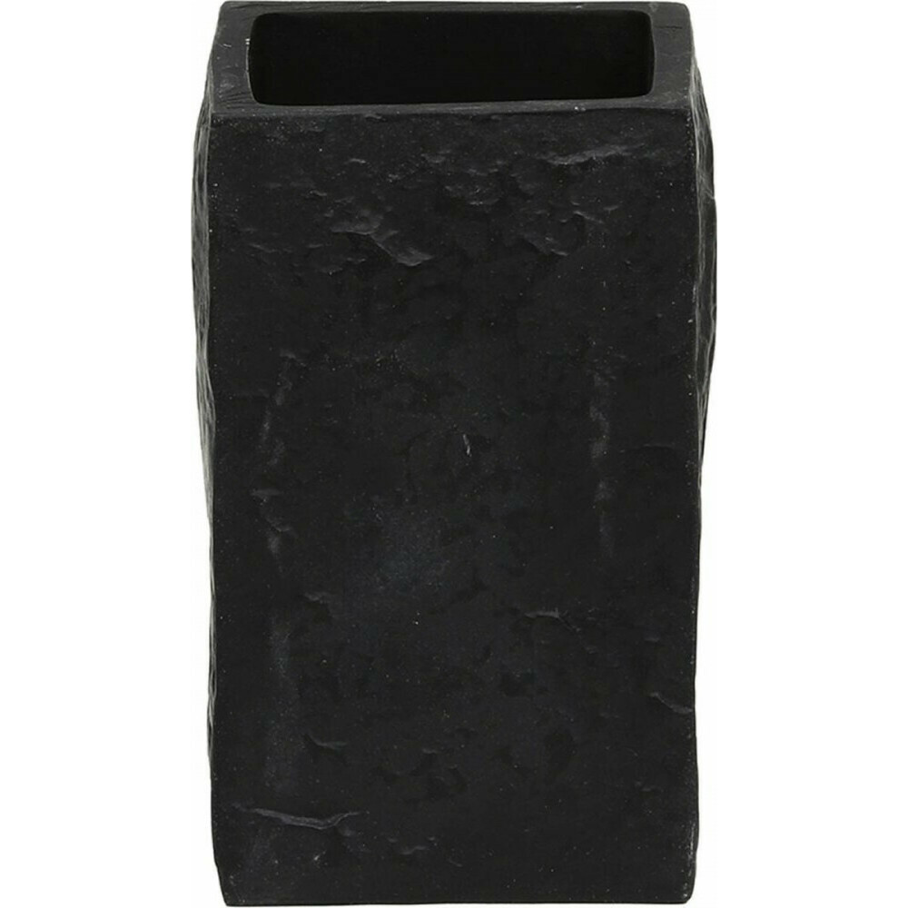 Ποτήρι Οδοντόβουρτσας Polyresin Μαύρο MRShome