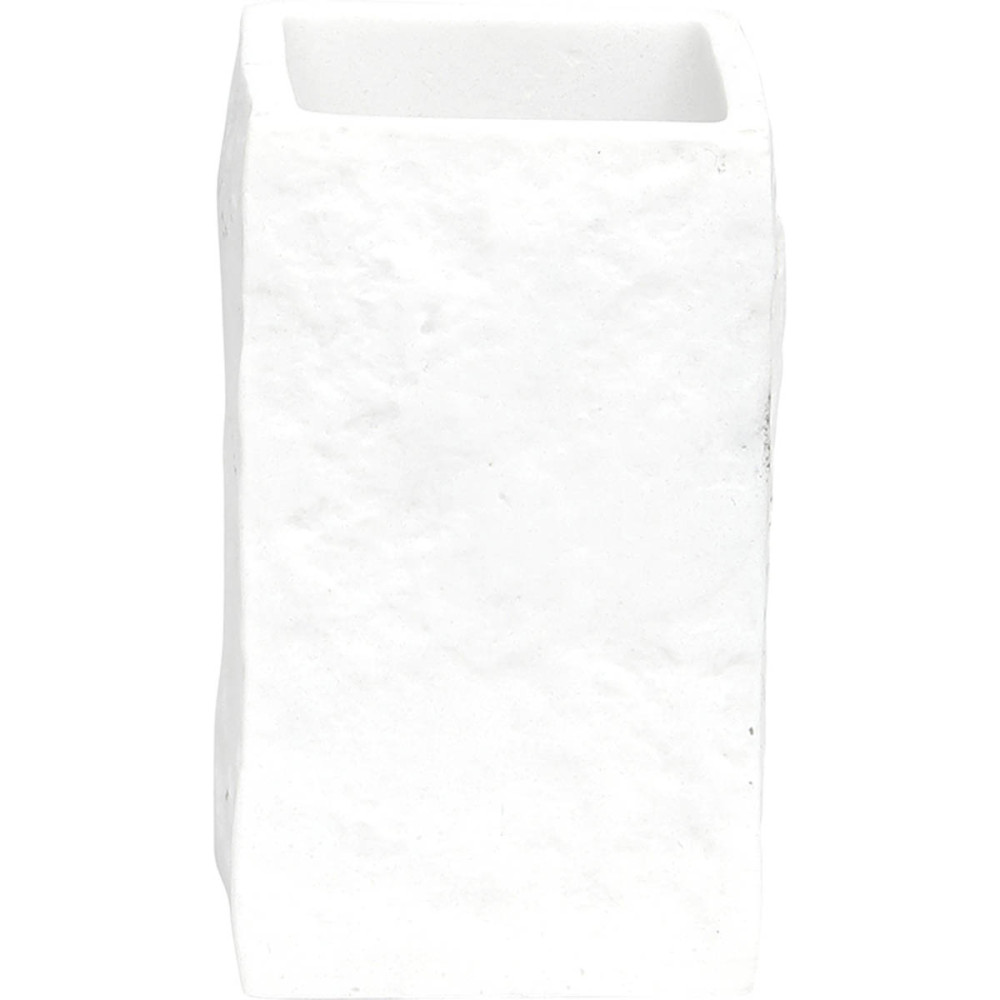 Ποτήρι Οδοντόβουρτσας Polyresin Λευκό MRShome