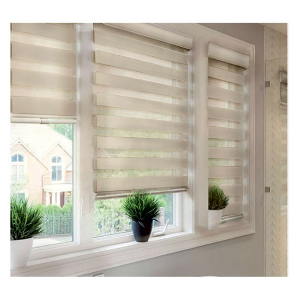 Double Ρόλερ Ρυθμιζόμενης Σκίασης 120x230cm Μπεζ MRShome