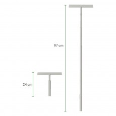 Senso Squeegee light grey τηλεσκοπικός καθαριστής τζαμιών με γάντζο Sealskin