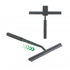 Senso Squeegee black τηλεσκοπικός καθαριστής τζαμιών με γάντζο Sealskin