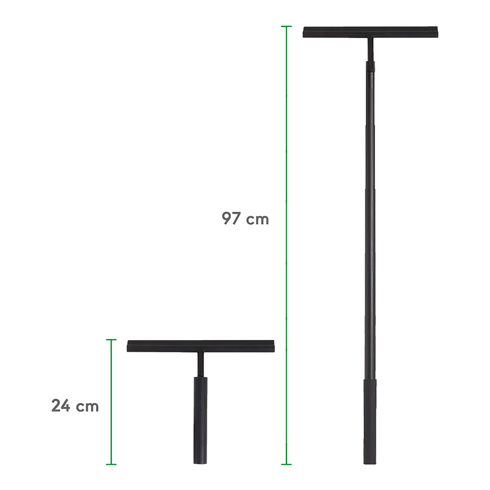 Senso Squeegee black τηλεσκοπικός καθαριστής τζαμιών με γάντζο Sealskin