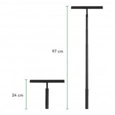 Senso Squeegee black τηλεσκοπικός καθαριστής τζαμιών με γάντζο Sealskin