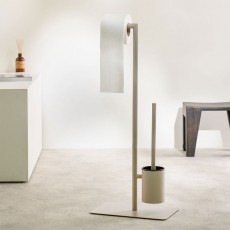 Brix greige σταντ χαρτιού υγείας + πιγκάλ Sealskin