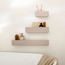 Brix greige ράφι τοίχου 35cm Sealskin