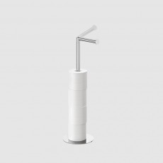 Industrial chrome χαρτοθήκη επιδαπέδια με θέση για ανταλλακτικά ρολά Sealskin