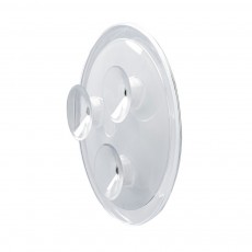 Καθρέπτης μακιγιάζ με βεντούζα transparent με μεγέθυνση 10x Sealskin