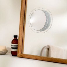 Καθρέπτης μακιγιάζ με βεντούζα transparent με μεγέθυνση 10x Sealskin