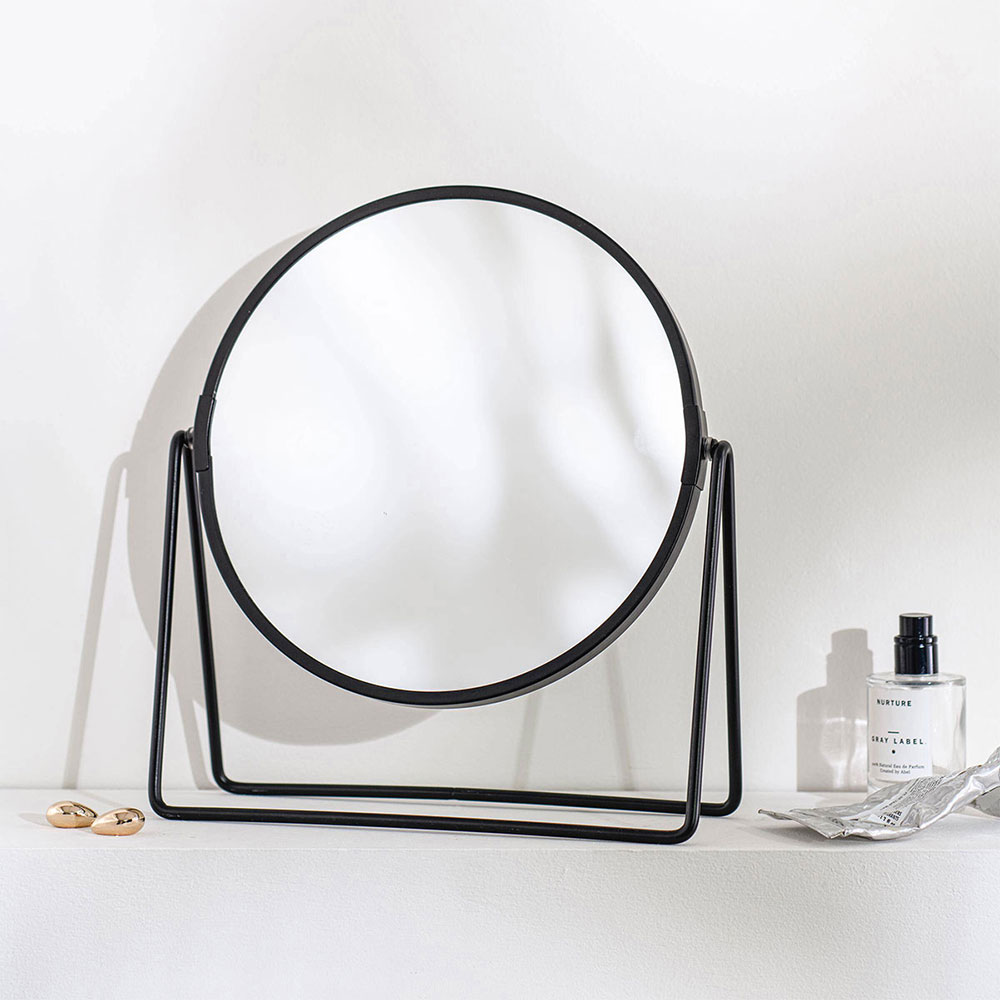 Circle black καθρέπτης μακιγιάζ με μεγέθυνση 5x Sealskin