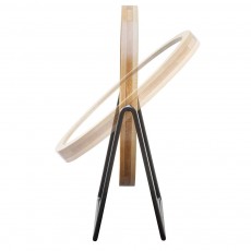 Circle bamboo/black καθρέπτης μακιγιάζ με μεγέθυνση 5x Sealskin
