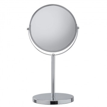 Industrial chrome καθρέπτης μακιγιάζ με μεγέθυνση 3x Sealskin