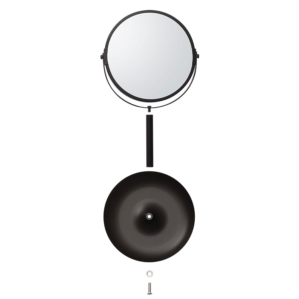 Brix black καθρέπτης μακιγιάζ με μεγέθυνση 5x Sealskin