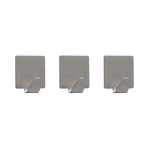 Tiger Baseline Σετ των 3 Άγκιστρο small Brushed stainless steel 1112530942
