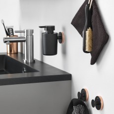 Tiger Urban Δοχείο Κρεμοσάπουνου Επιτοίχιο 180 ml Black 1316030746 Tiger Urban Δοχείο Κρεμοσάπουνου Επιτοίχιο 180 ml Black 1316030746