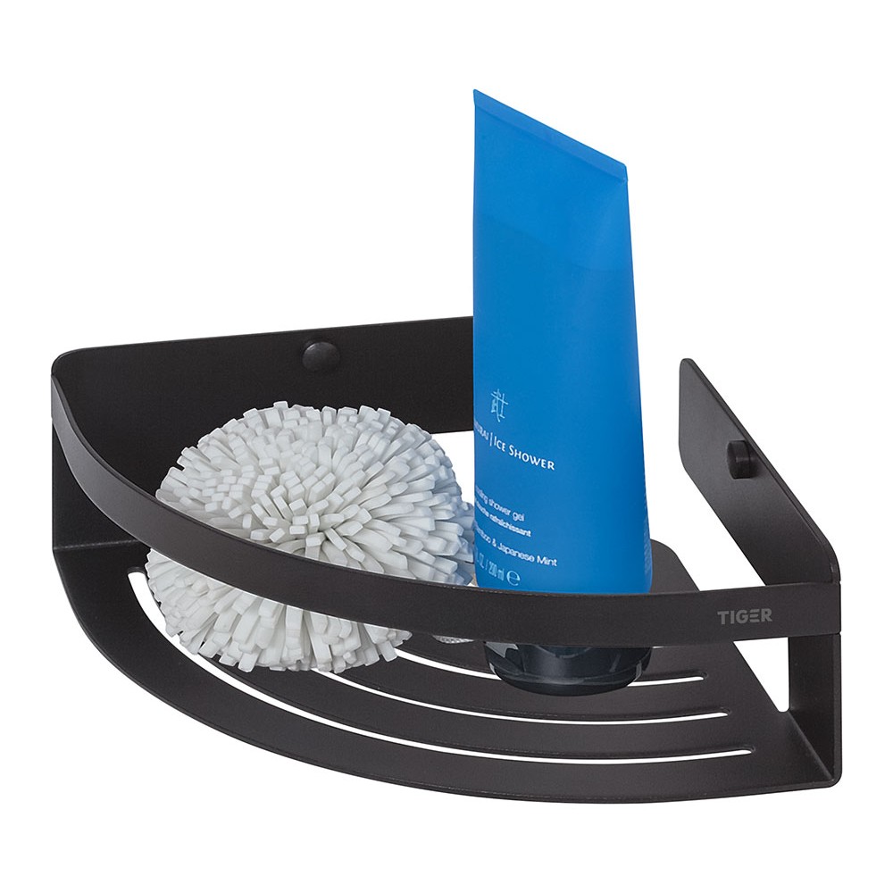 Tiger Caddy Ράφι Γωνιακό 18.4 cm Black 1400430746
