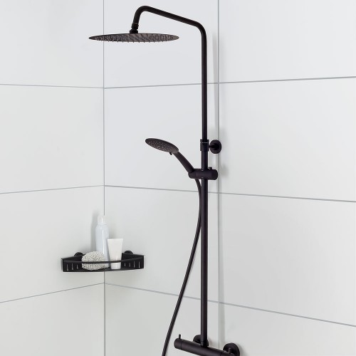 Tiger Twiss Rain Σετ Ντους με Βρύση Black 1714840746