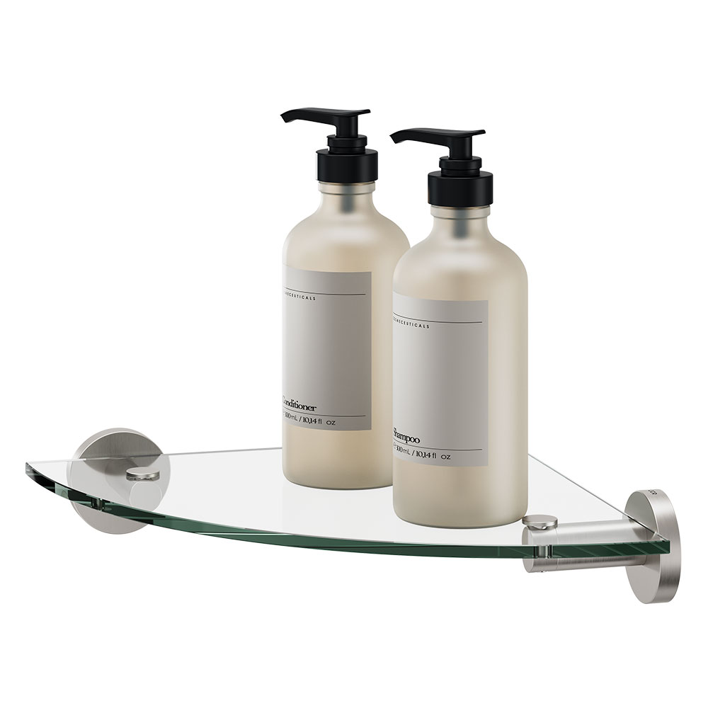 Tiger Boston Ράφι Γωνιακό 25 cm Brushed stainless steel 308230946