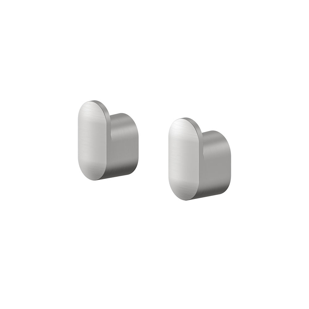 Tiger Cooper Σετ των 2 Άγκιστρο small Brushed stainless steel 800226