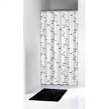 Seagull 180x200 anthracite κουρτίνα μπάνιου πλαστική Sealskin Elementals 