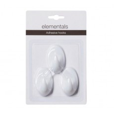 Σετ των 3 Άγκιστρο white Sealskin Elementals 