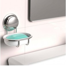 Σαπουνοθήκη επιτοίχια με βεντούζα chrome Sealskin Elementals 