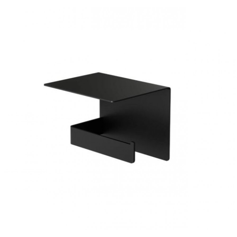 Χαρτοθήκη επιτοίχια με ράφι black Sealskin Elementals 